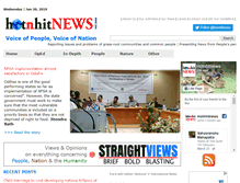 Tablet Screenshot of hotnhitnews.com